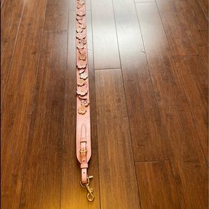 Coach Flower leather add on Strap